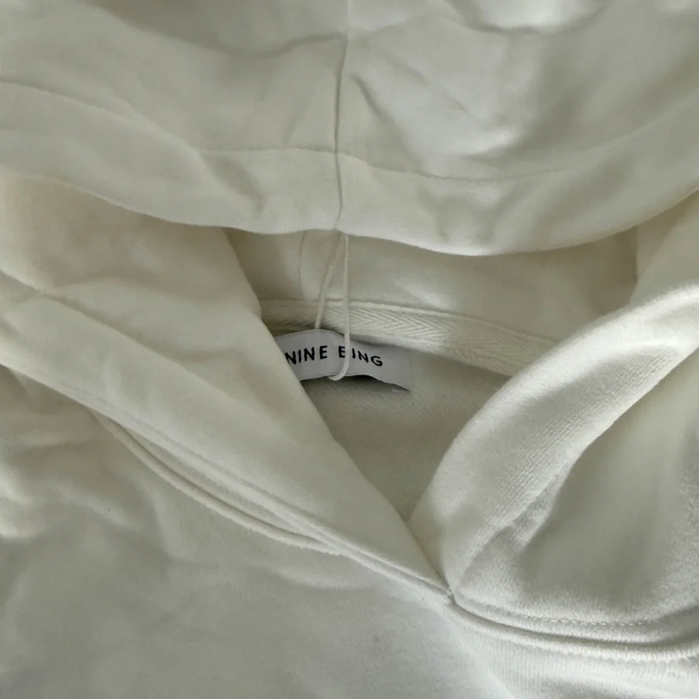 Anine Bing White Hoodie with Purple Lettering - Picture 4 of 7